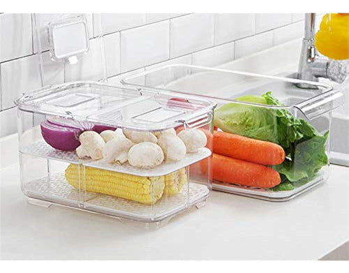 Sanno Produce Saver Recipiente De Almacenamiento De Alimento 1