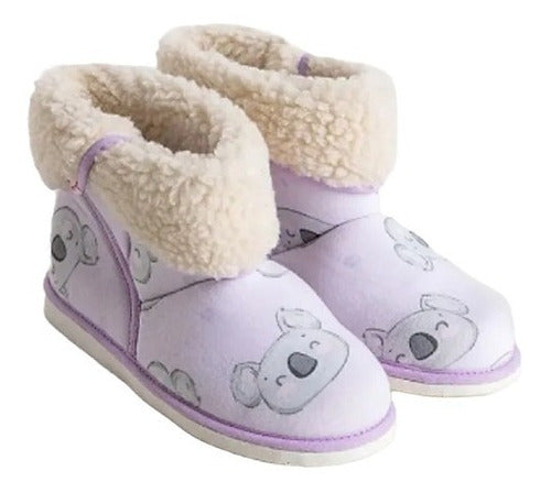 Promesse Koala Slipper Boots with Synthetic Sherpa 15216 0