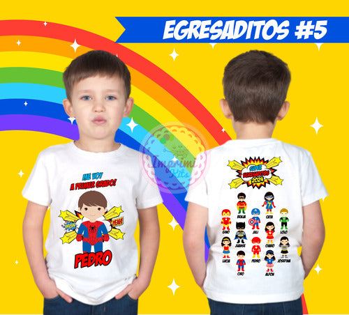 Plantillas Egresaditos 2024 Egresados Remeras Camiseta #5 3