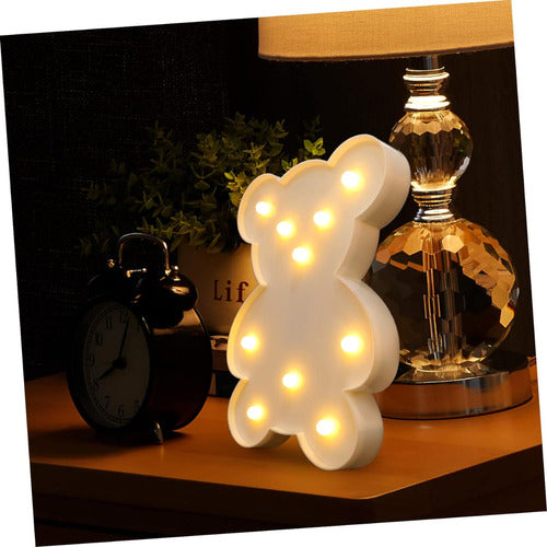 Teddy Bear Infant LED Night Light Vintage Design Bedside Lamp 7