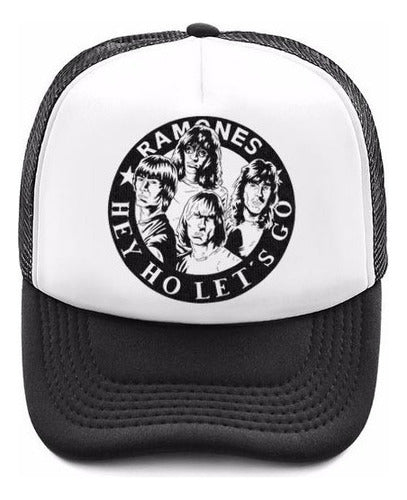 Newcaps Trucker Hat Los Ramones Banda New Caps 2