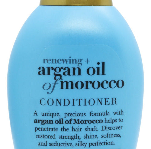 Ogx Argan Oil Of Morocco Shampoo + Enjuague + Crema Rulos 4