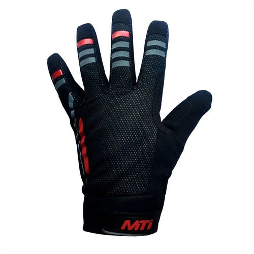 MTI Windstopper Long Cycling Gloves Frizz Coating Nitro 1