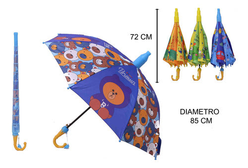 RECKO Children's Animal Umbrellas Case X12 Assorted 1