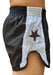 Short De Muaythai Kickboxing Bermuda Spank Preto/ Prata 5