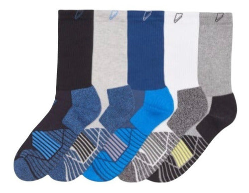 Floyd Go Pack X6 Men's 3/4 Cushioned Insole Socks 481 0