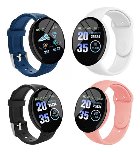 Smartwatch Intelligent D18 Combo X4 Colors - Ideal Gifts! 0