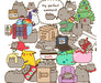 Stickers Calcos Stanley - Gatitos Malvados 53 Piezas 0