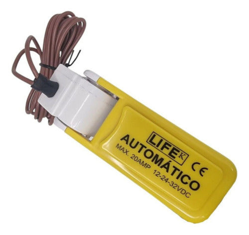 Kit Life K Bomba De Porão 1.500 Gph 12v + Automático 20a 4