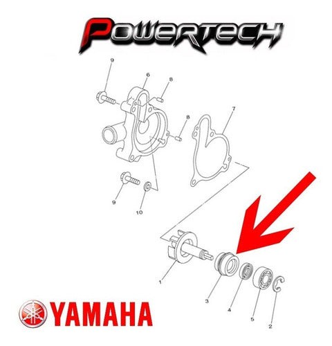 Water Pump Seal Gasket Yamaha ATV YFZ 450 Raptor 700 2