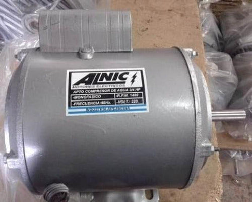 Alnic Motor Para Bombeador Taladro Agujereadora De Banco 3/4 HP 2