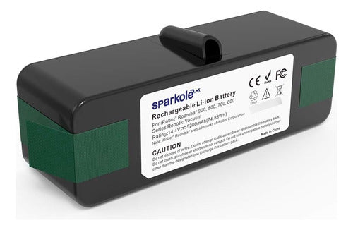 Sparkole Battery for Irobot Roomba 960, 980, 5200 mAh 0