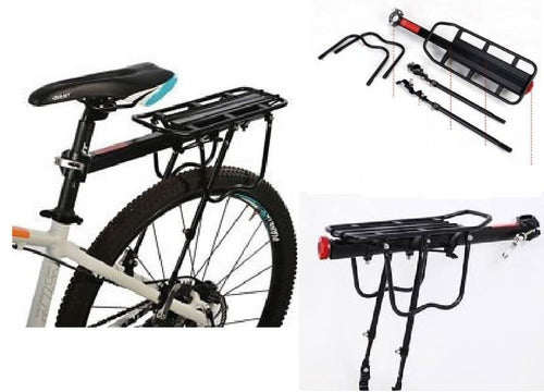 Parrilla Para Bicicleta Ajustable Rodado 20 A 26 Cms 0