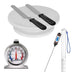 Cake Decorating Set with Turntable, Spatulas, and Kitchen Oven Thermometer 0