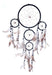 Handcrafted Large Dreamcatcher Feathers Artisanal Wind Chime 4