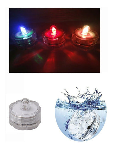 12 Submersible LED Candles with Luminous Party Lights 1