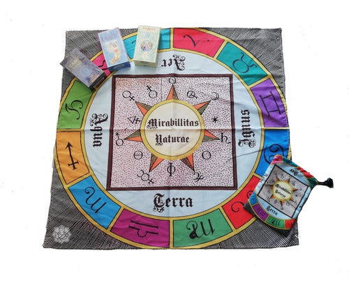 Astrology Cloth + Tarot Deck + Hindu World Tarot Bag 5