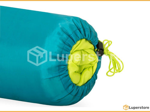 Padded Sleeping Bag 180 x 75cm Compact Camping Green 3