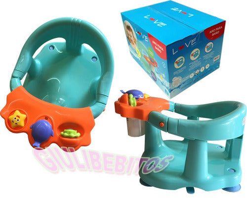 Love Bath Ring + Bubble Maker + Games + Suction Cup + Aqua Marina 1