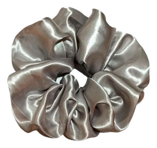 Luxe Satin Solid Color Scrunchies 14