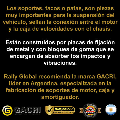 Gacri Soporte De Motor Fiat Punto 1.8 Lado Derecho 1