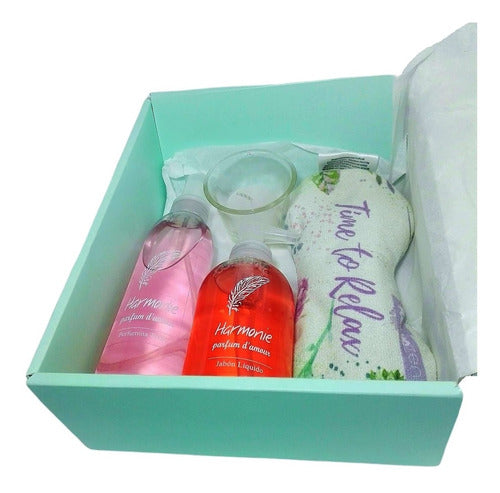 Relax Caja Mujer Box Spa  Rosas Kit Aroma Set N47 Disfrutalo