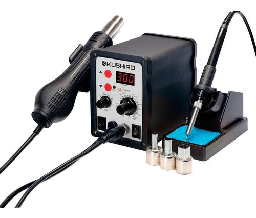 2-in-1 700W Soldering Station + Hot Air Pump by Kushiro 2