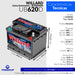 Willard UB620D 12x65 Car Battery for Fiat Palio 1.6 1