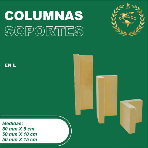 Comaco Columna En L Soporte Refractario 10 Cm 1