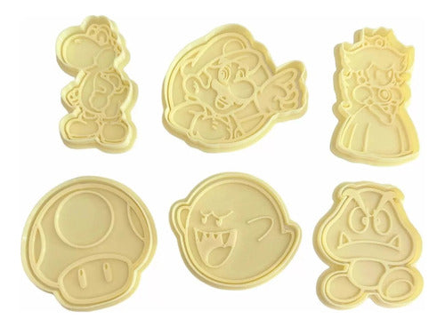 Mario Bross Fondant Cookie Cutter Kit 1