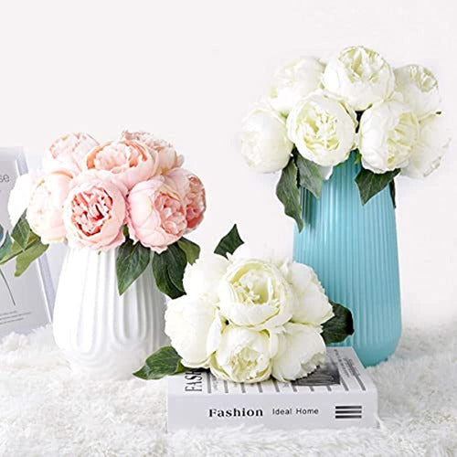 Blooming Paradise Silk Peony Artificial Fake Flowers Plants 4