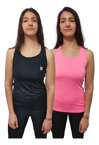 Pack of 2 Women's Sport Tank Tops Sweatshirt Activewear 29