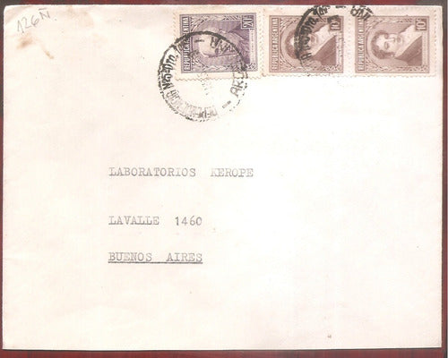 Argentina 1957 Sobre Circulado  Numero  126ñ 0