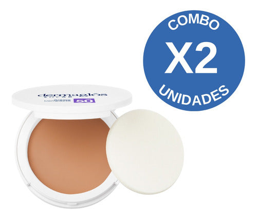 Dermaglós Combo X2 Crema Compacta Con Color FPS50 Tono 02 1