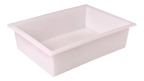 ENESA Bandeja Batea Plastica Frigorifica Carniceria 60x40x13 Cm 0