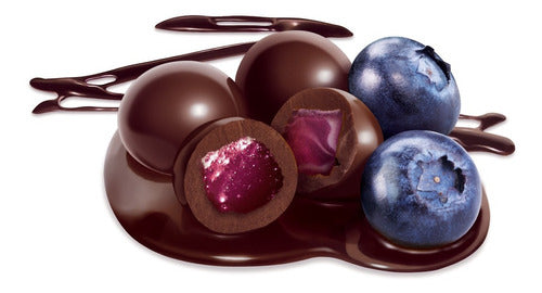 Blueberries with Semi-Dark Chocolate 500g 0