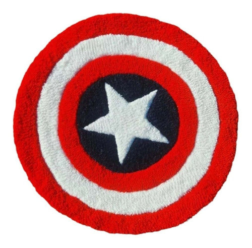 Personalized Captain America Tufting Rug by Barbarugs 0