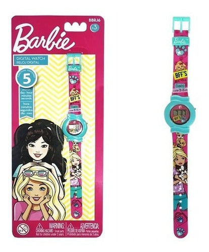 Intek Reloj Digital Infantil Barbie Glam Con 5 Funciones Original 2