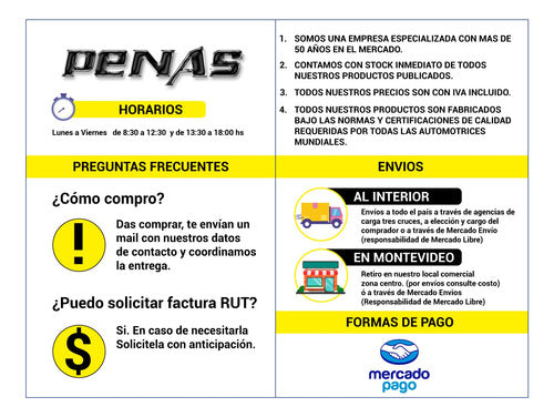 Penas Goma Barra Estabilizadora Chevrolet Onix / Prisma 2011/... 1