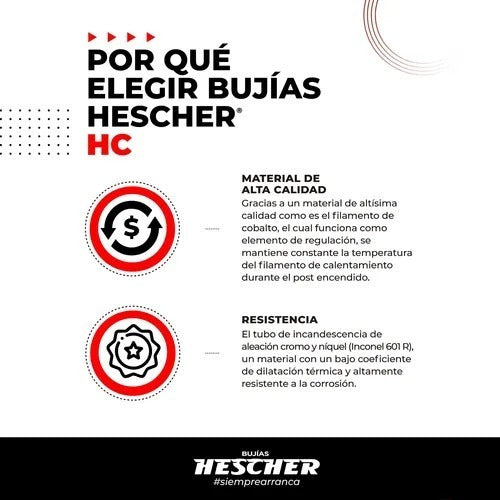 Bujias Precalentamiento Hu-650 Toyota Sw4 Hilux 1