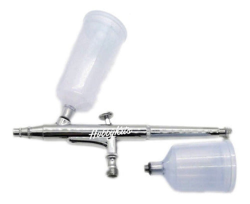 Gravity Feed Airbrush 0.5 Needle with 2 Cups Filter 1