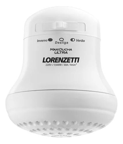 Lorenzetti Maxi White Electric Shower 5500 W 220 V 1