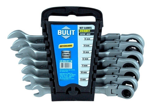 Bulit Set Kit Llaves Cricket Bulit 7 Piezas Serie 800 Llv 8va Kit 1