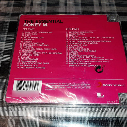 Boney M - The Essential - Cd Importado Doble Nuevo Cerrado 1