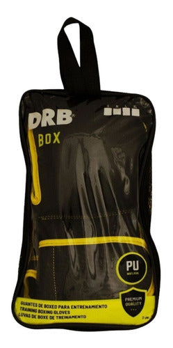 Dribbling Boxing Training Gloves - Black and Yellow 1