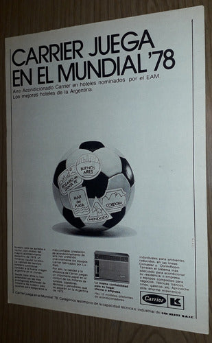 P201 Clipping Publicidad Aire Acondicionado Carrier Año 1978 1