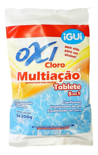 Kit Com 10 Pastilhas De Cloro Para Piscina - Igui 2