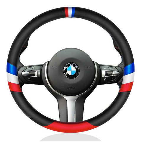 Gohi Yanda Anti-Slip Leather Sports Steering Wheel Cover 0