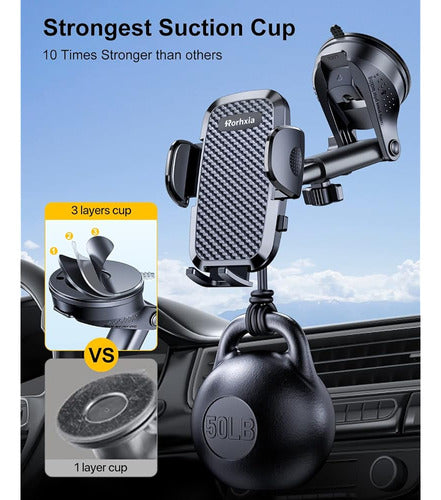 Rorhxia 3 In 1 Car Phone Holder 2