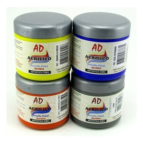 Acrylic Paint Set X200ml X5 Units 0